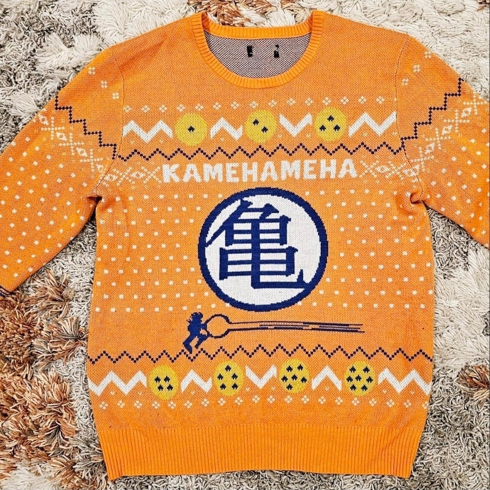 Dragonball Z Knit Sweater 🟡🈶️ Sz L